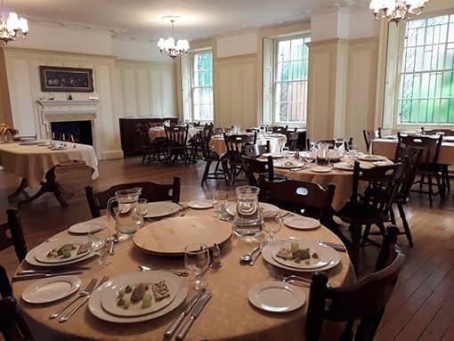 The dining room